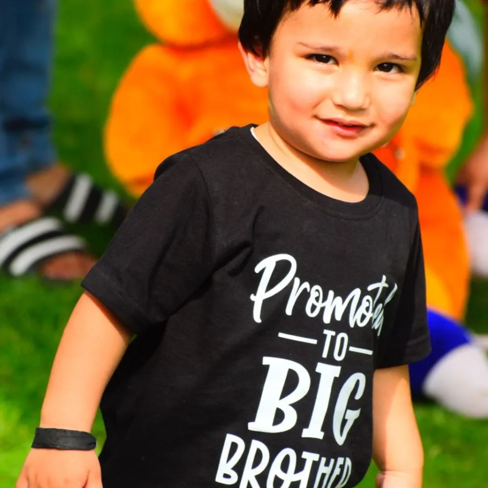 Promoted to Big Brother Baby Announcement T-Shirt