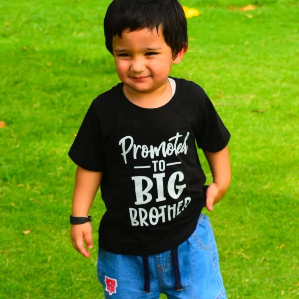 Promoted to Big Brother Baby Announcement T-Shirt