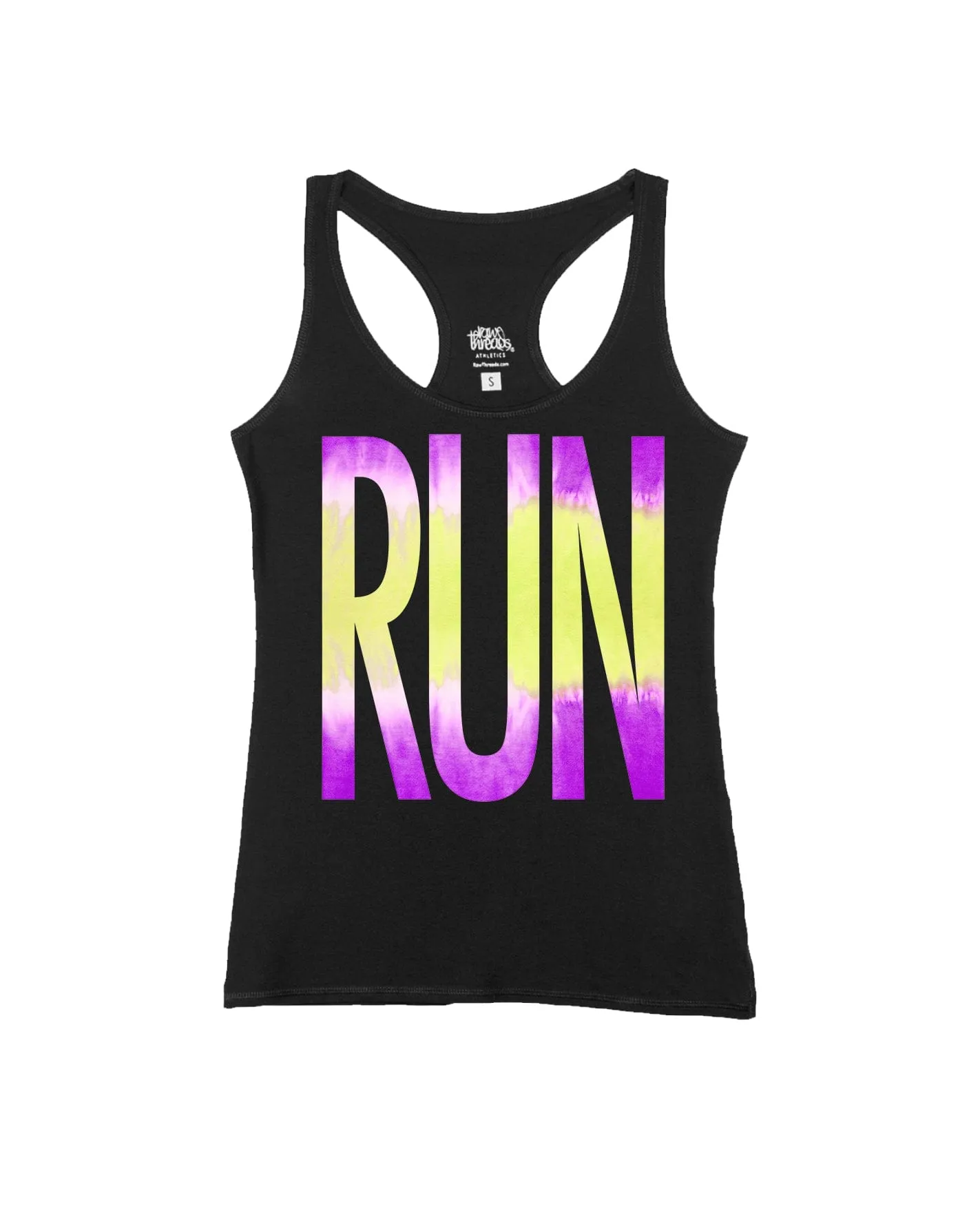 Purple and Green Tie-Dye BIG RUN