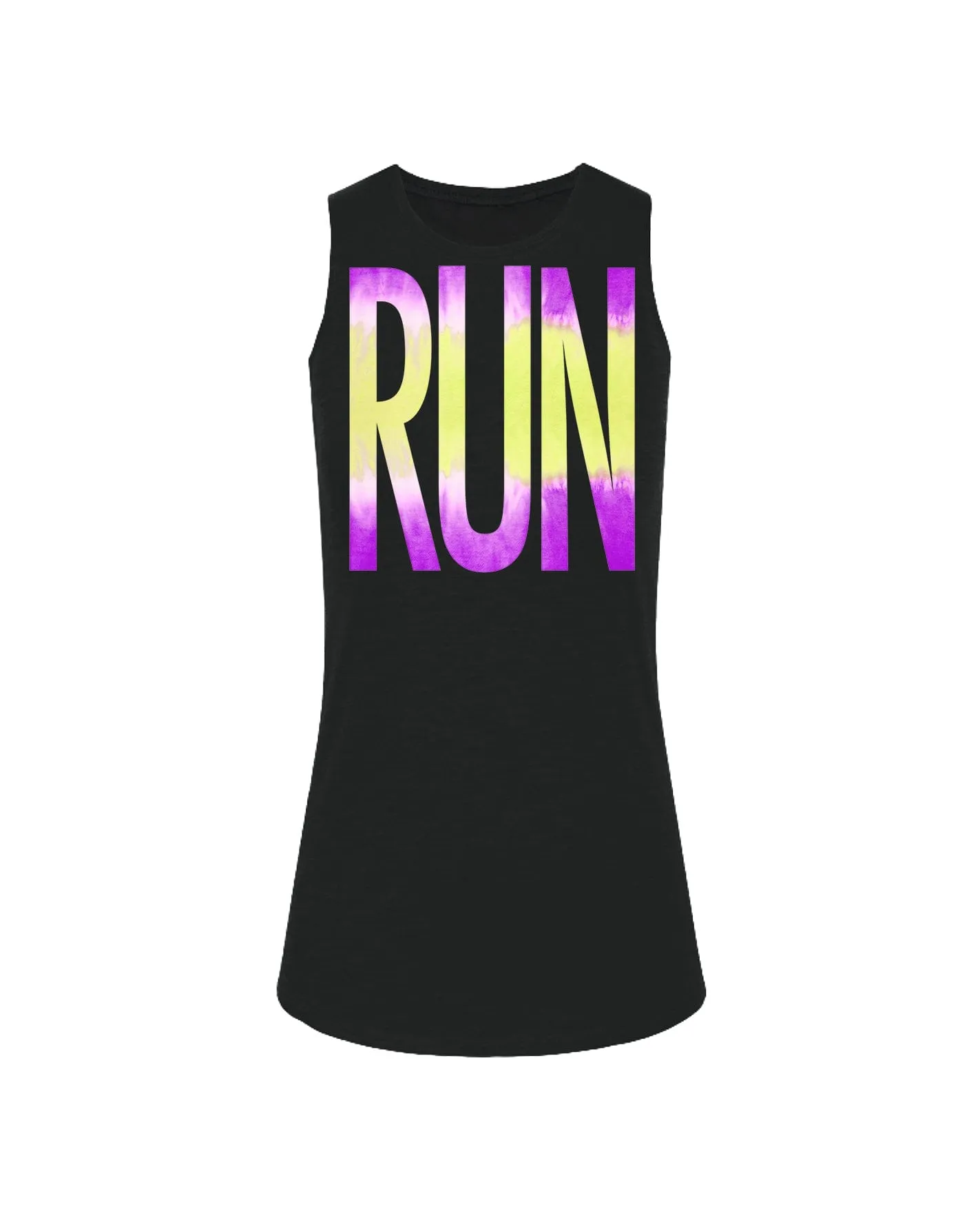 Purple and Green Tie-Dye BIG RUN