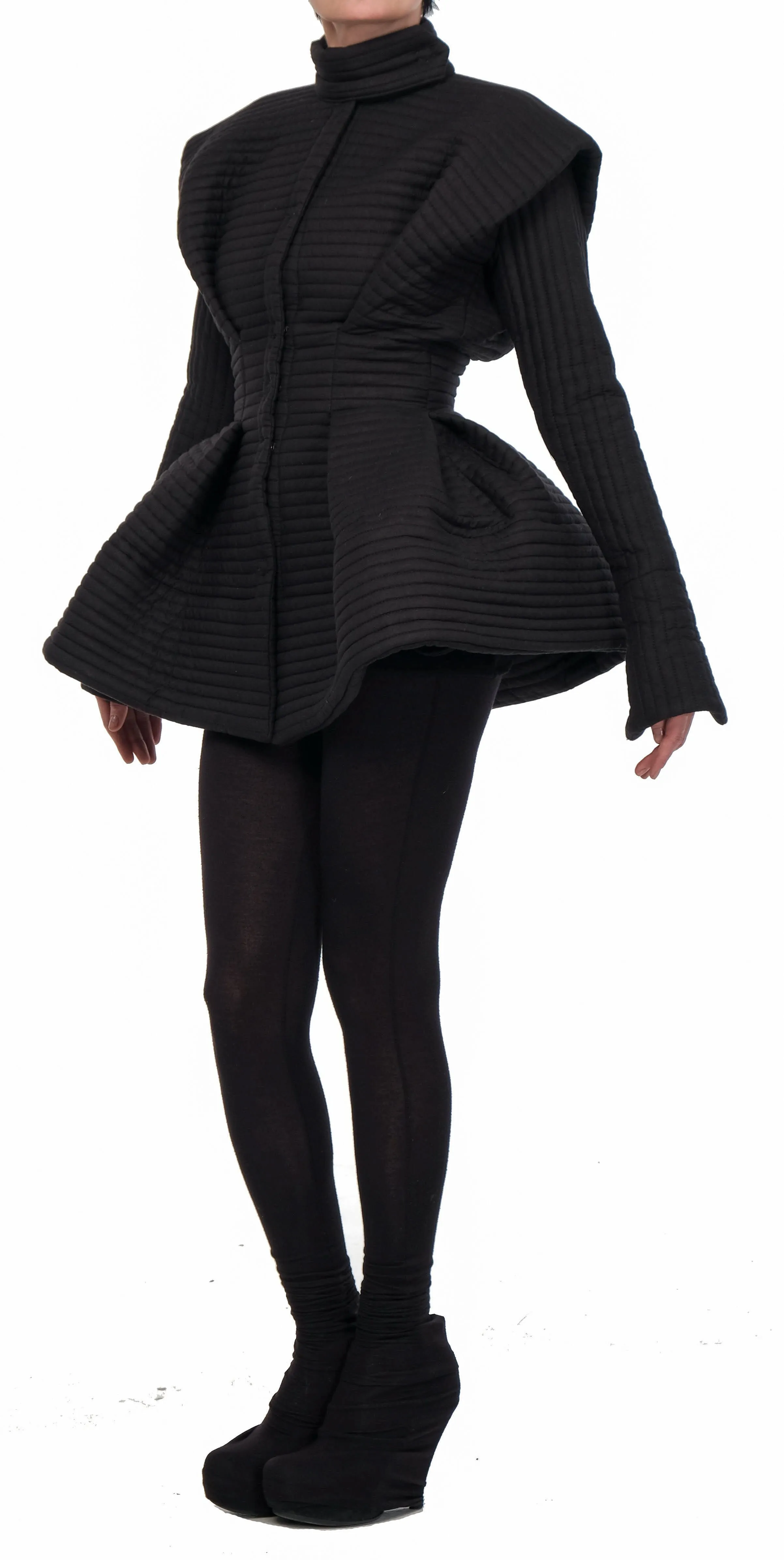 Quilted Structured Jacket