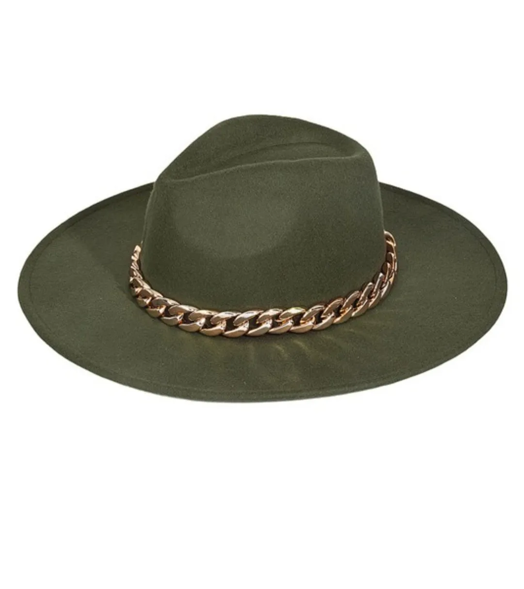 "Chain Linked" Fedora Hat