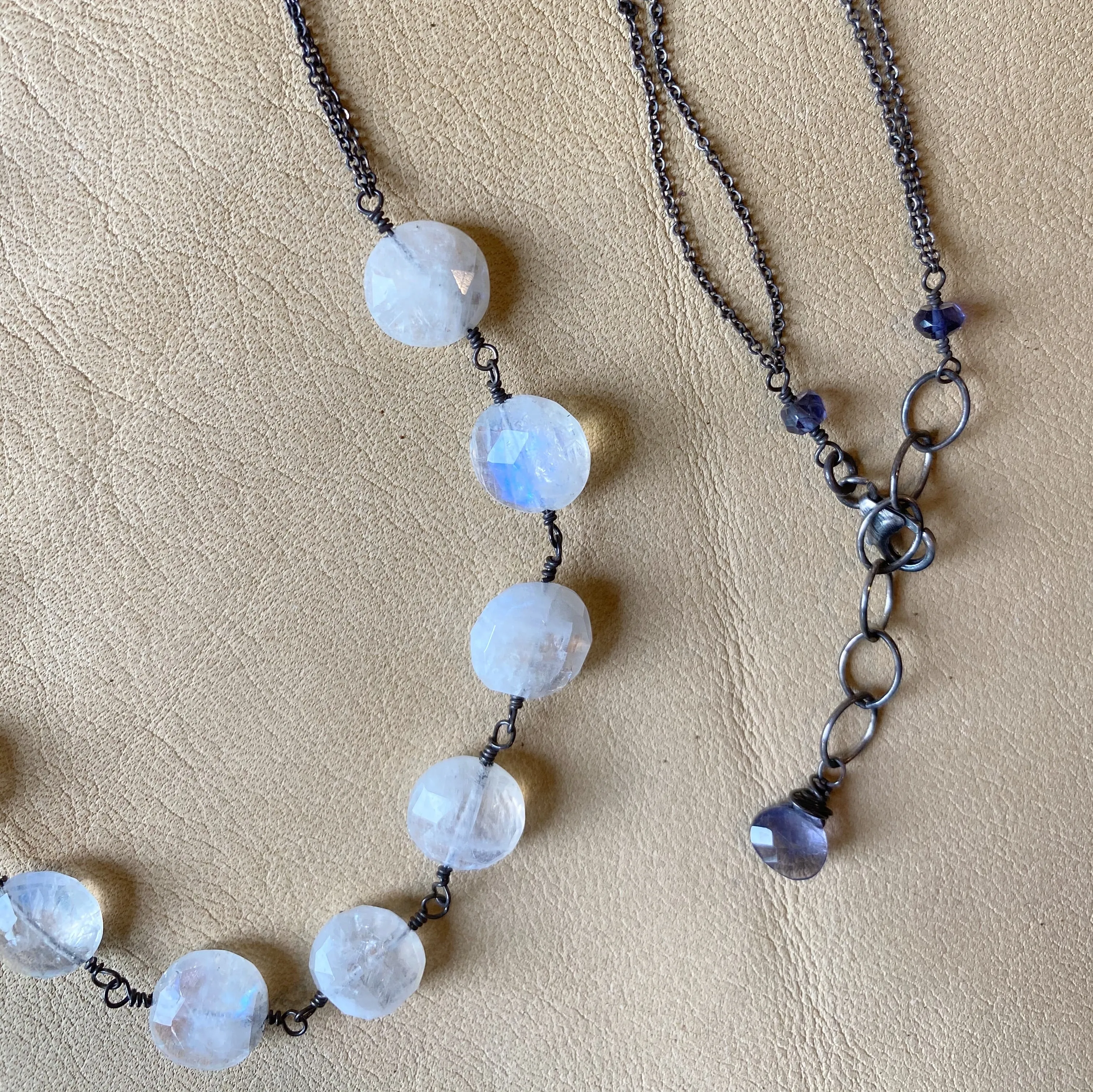 Rainbow Moonstone Necklace