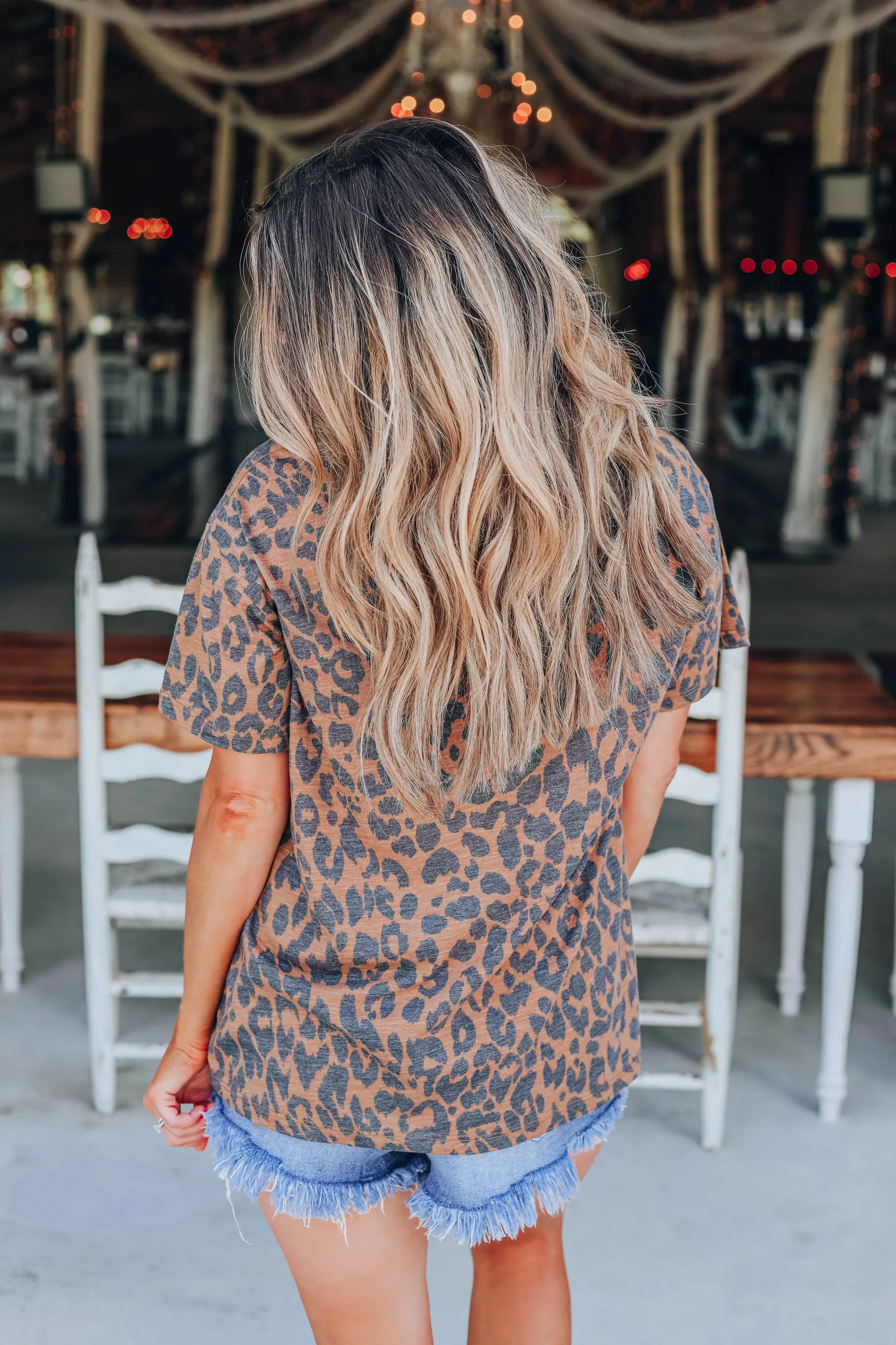 Raise Them Kind Leopard Graphic Tee