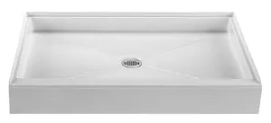 Reliance 48x36 Shower Base with Center Drain-Biscuit (R4836CD-B)