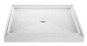 Reliance 48x48 Shower Base with Center Drain-Biscuit (R4848CD-B)