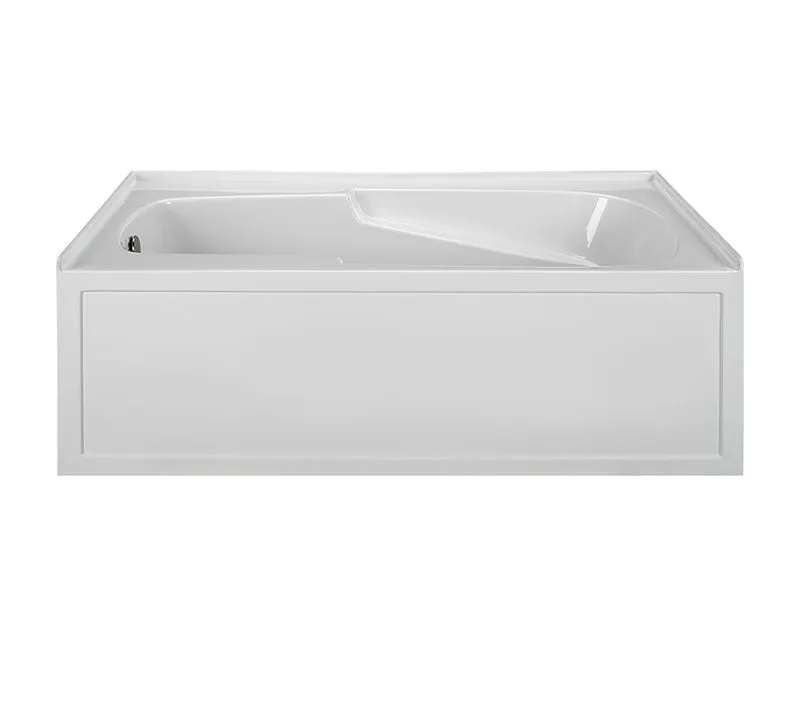 Reliance Integral Skirted End Drain Air Bath Bath Biscuit 60" x 32" x 19.25" (R6032ISA-B-LH)