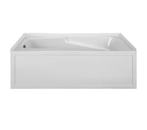 Reliance Integral Skirted End Drain Soaking Bath Biscuit 60" x 42" x 20.25" (R6042ISS-B-LH)