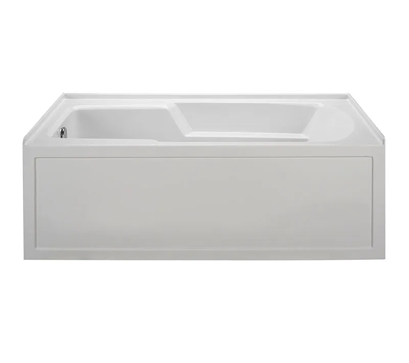 Reliance Integral Skirted End Drain Whirlpool Bath Biscuit 60" x 30" x 19.25" (R6030ISW-B-LH)