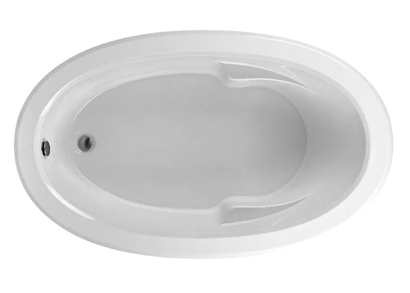 Reliance Oval End Drain Soaking Bath White 69.25" x 42" x 21.125" (R7042ODIS-W)