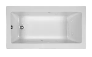 Reliance Rectangular End Drain Whirlpool Biscuit 60" x 32" x 19.5" (R6032CRW-B)