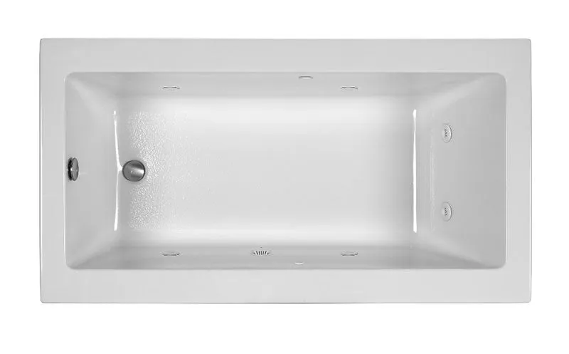 Reliance Rectangular End Drain Whirlpool Biscuit 60" x 32" x 19.5" (R6032CRW-B)