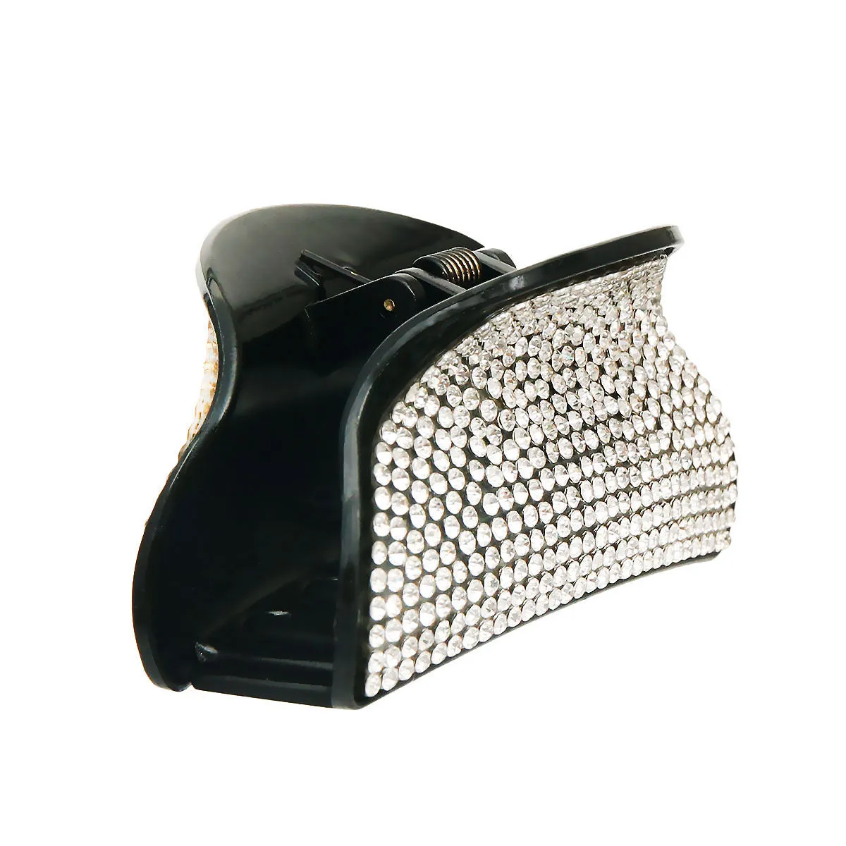 Rhinestone Rounded Hair Clip