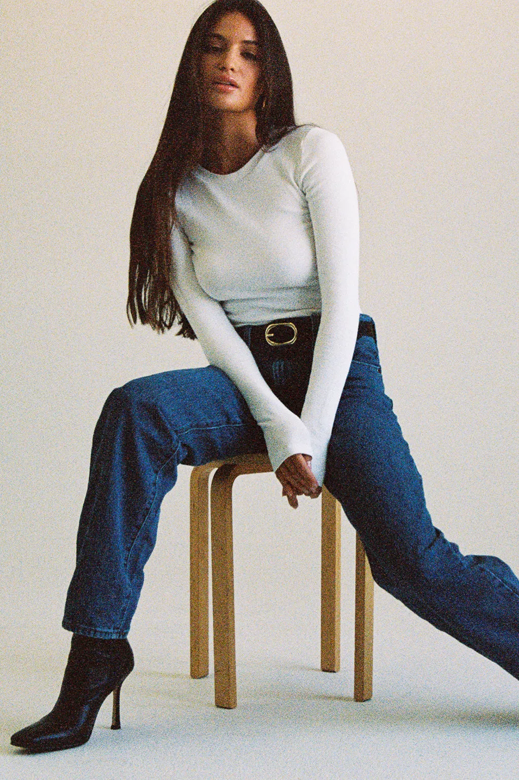 Ribbed Long Sleeve Top