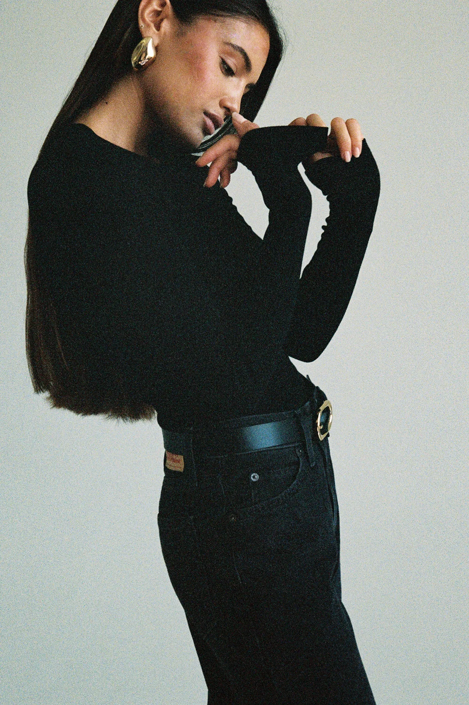 Ribbed Long Sleeve Top