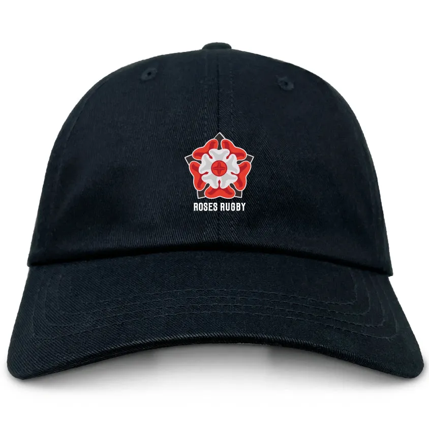 Roses Rugby Adult Low-Profile Cotton Twill Dad Cap