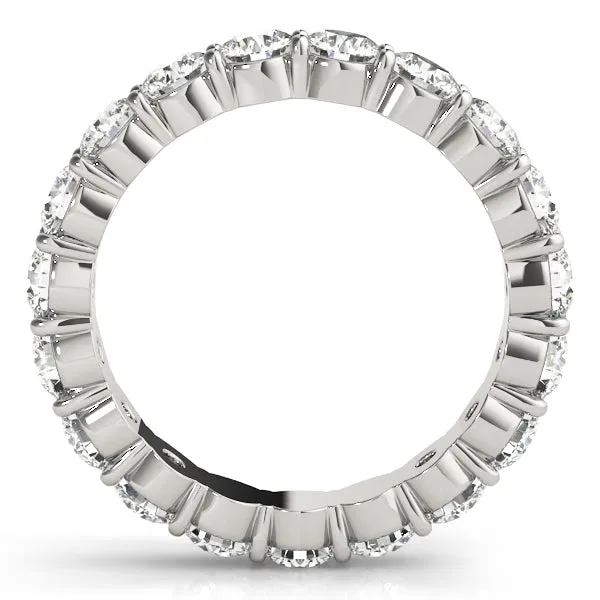 Round Diamond Eternity Wedding Band