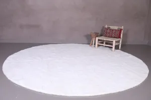 Round Moroccan wool - custom rounded rug