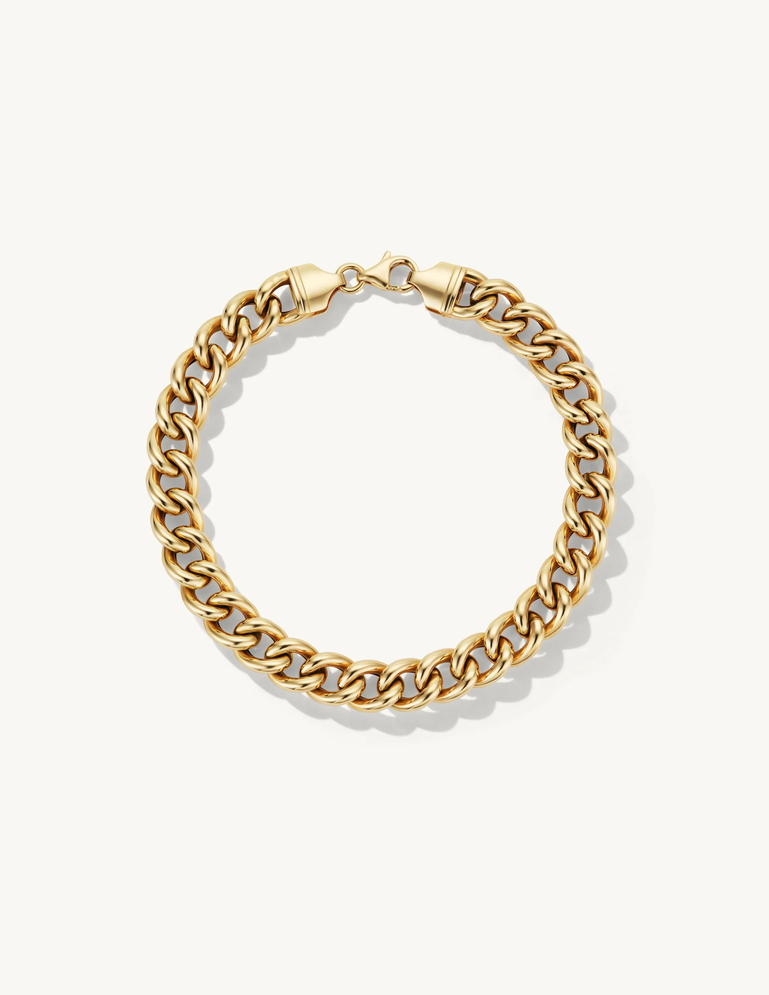Rounded Chain Link Bracelet