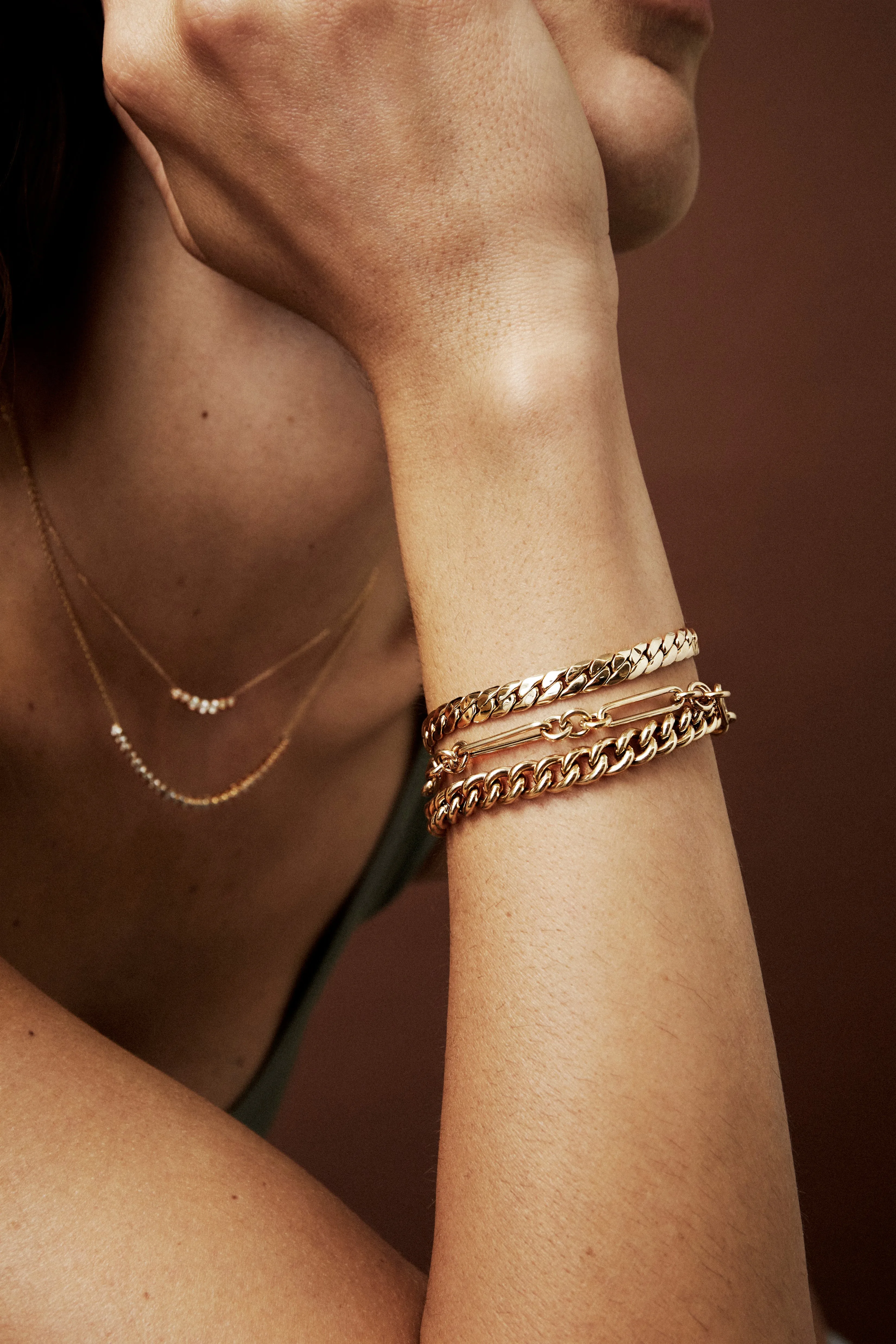 Rounded Chain Link Bracelet