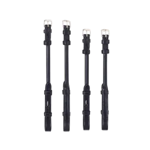 Rounded Cheek Pieces Three Ties by Equiline