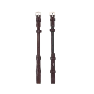 Rounded Cheek Pieces Two Ties by Equiline