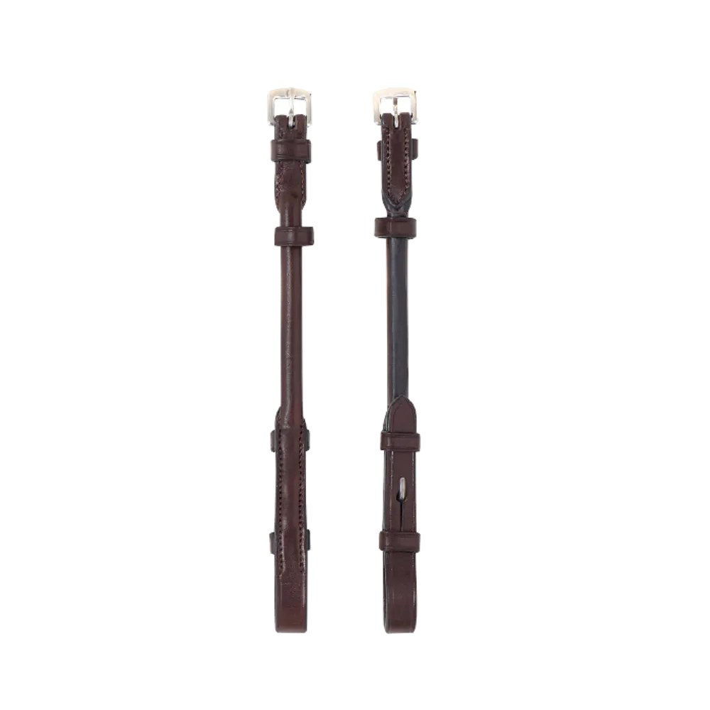 Rounded Cheek Pieces Two Ties by Equiline