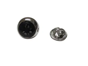 Rounded Compass Lapel Pin
