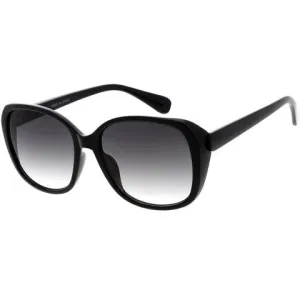 ROUNDED EDGE SUNGLASSES IN BLACK | ALPHONSINA
