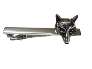Rounded Fox Head Square Tie Clip