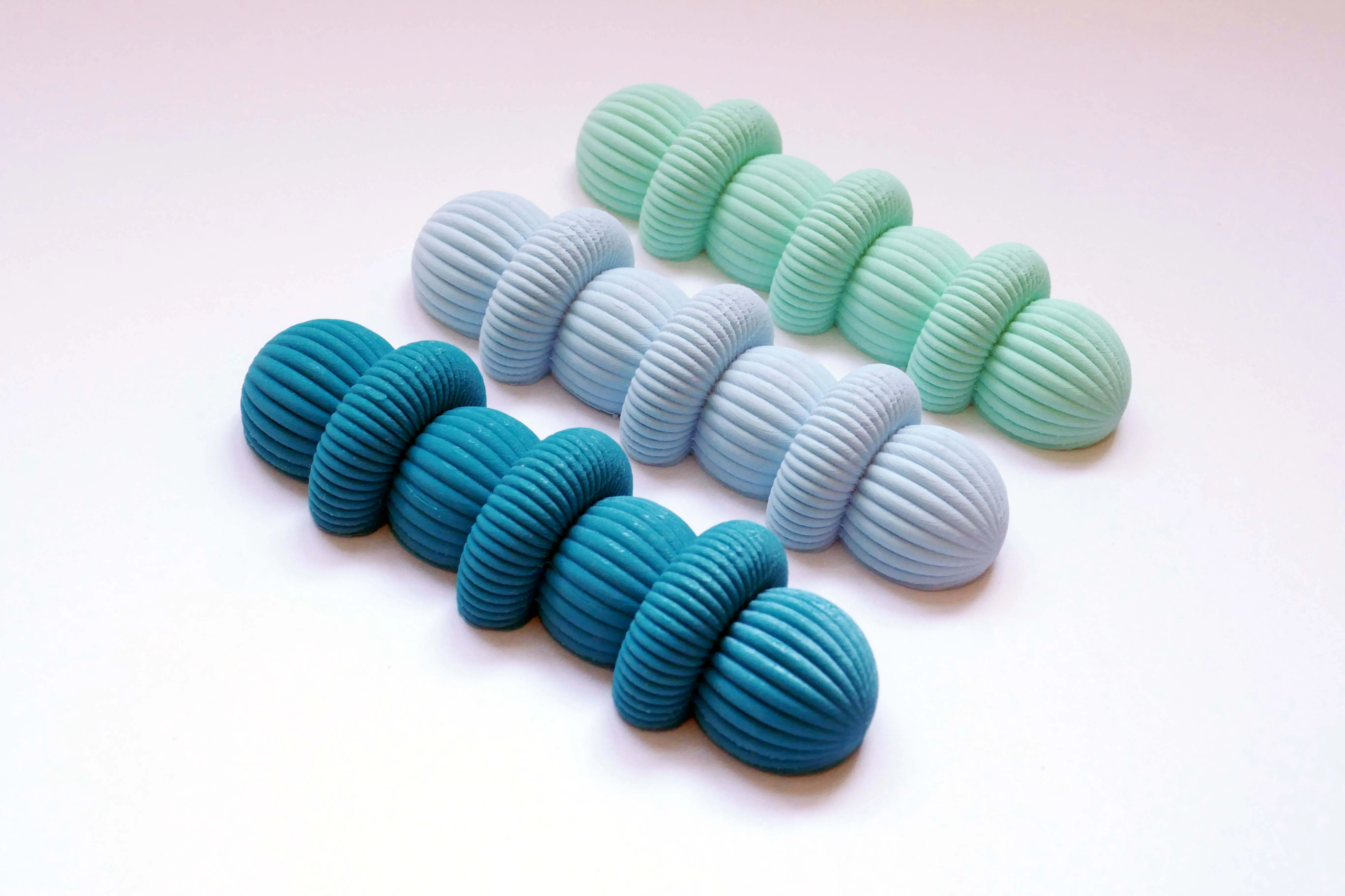 Rounded Turquoise Mezuzah