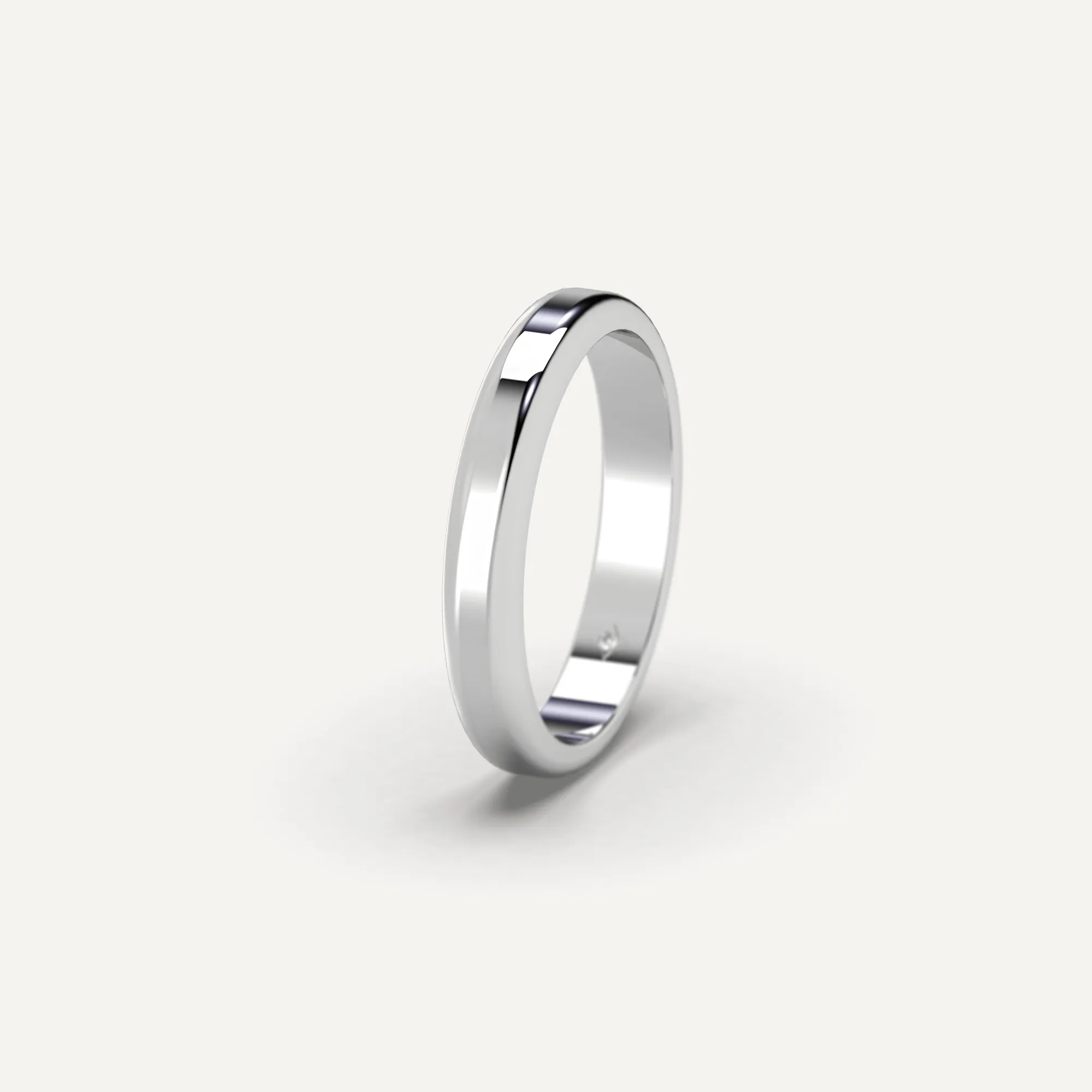 Rounded Wedding Band For Him & Her
