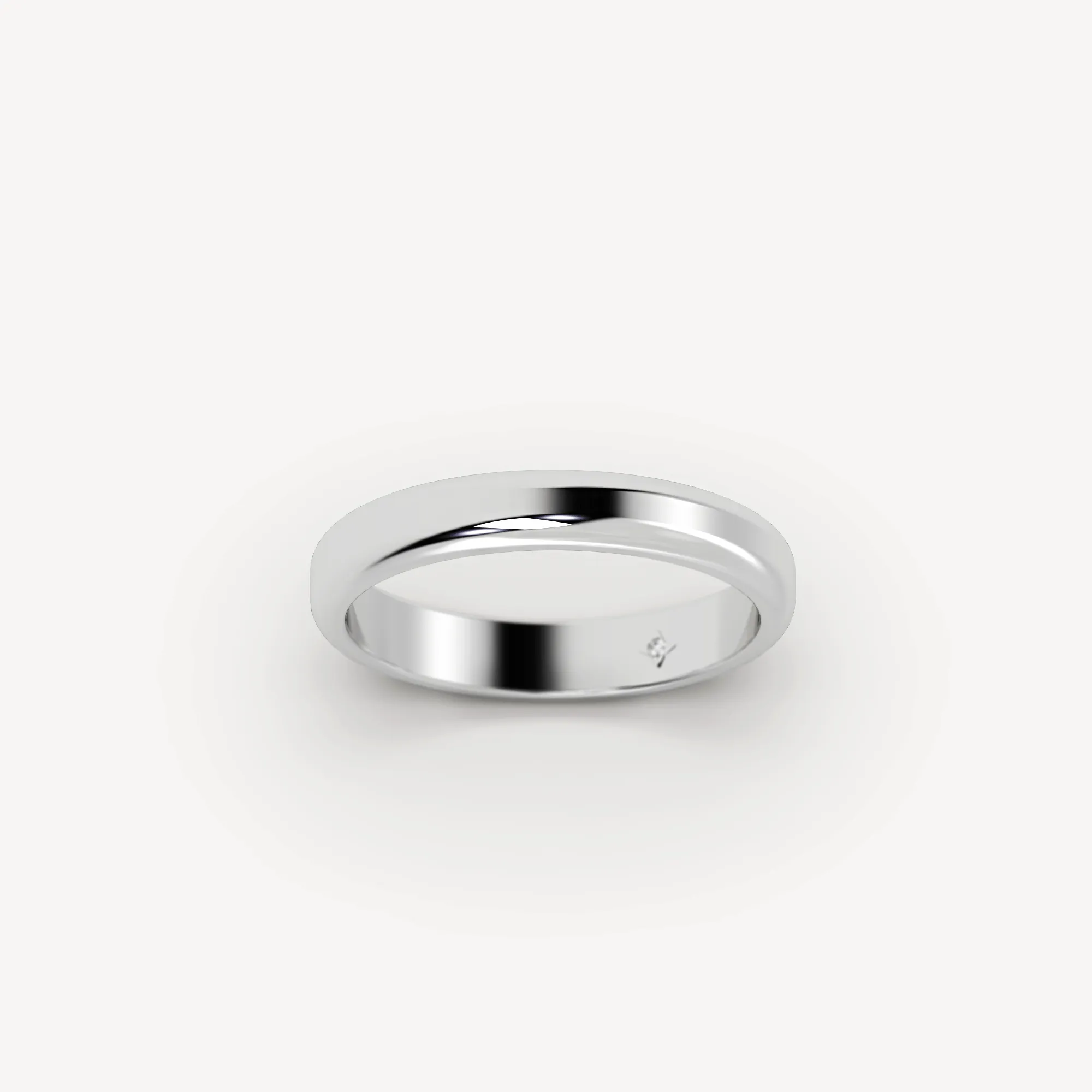 Rounded Wedding Band For Him & Her