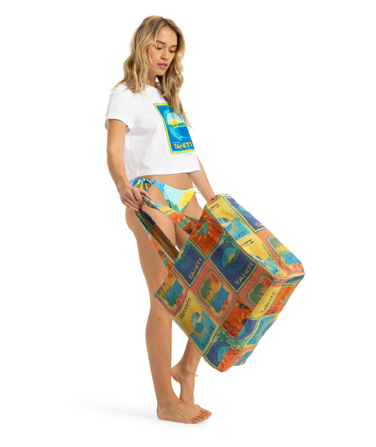 Roxy Atlas Tote - Atlas Atlas Print