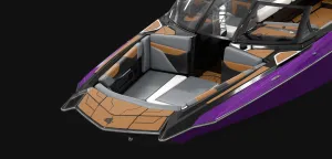 Rub Rail, Formed Bow SS Brushed, Vinyl, C