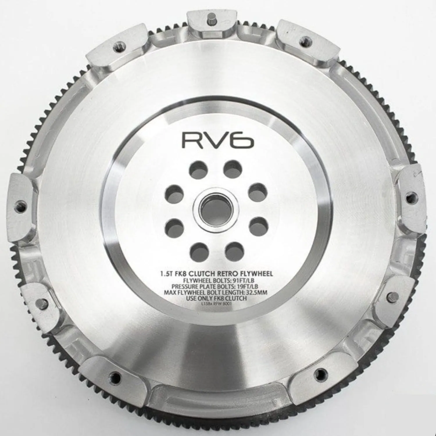 RV6™ 1.5T FK8 Clutch Retro Flywheel for 2016  Honda Civic 1.5T (Type R Retrofit)