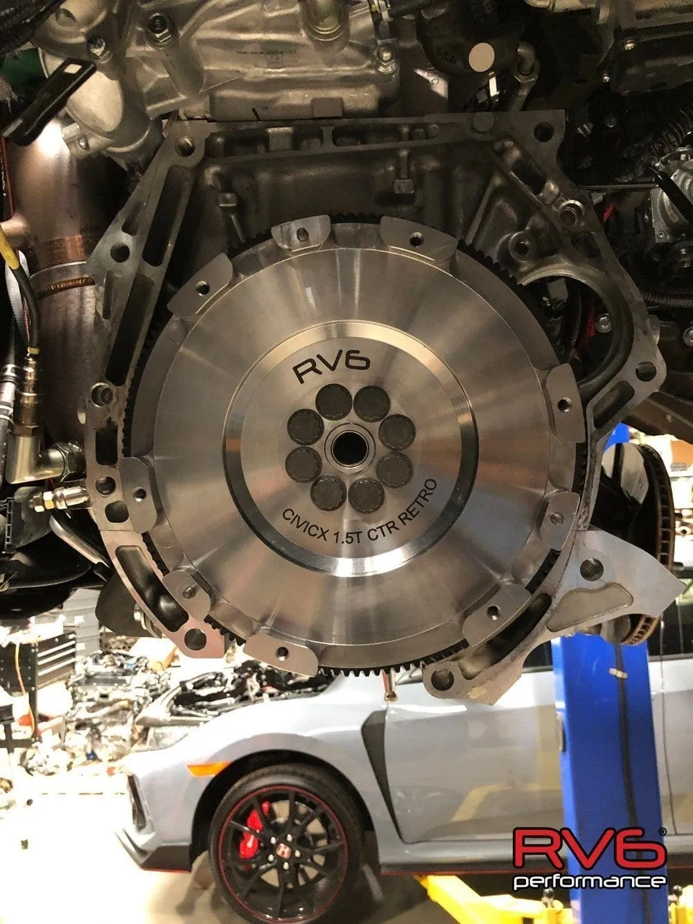 RV6™ 1.5T FK8 Clutch Retro Flywheel for 2016  Honda Civic 1.5T (Type R Retrofit)