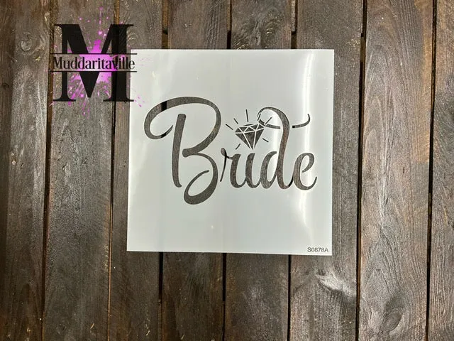 S0878 Wedding Party or Bachelorette set for t-shirts and Totes