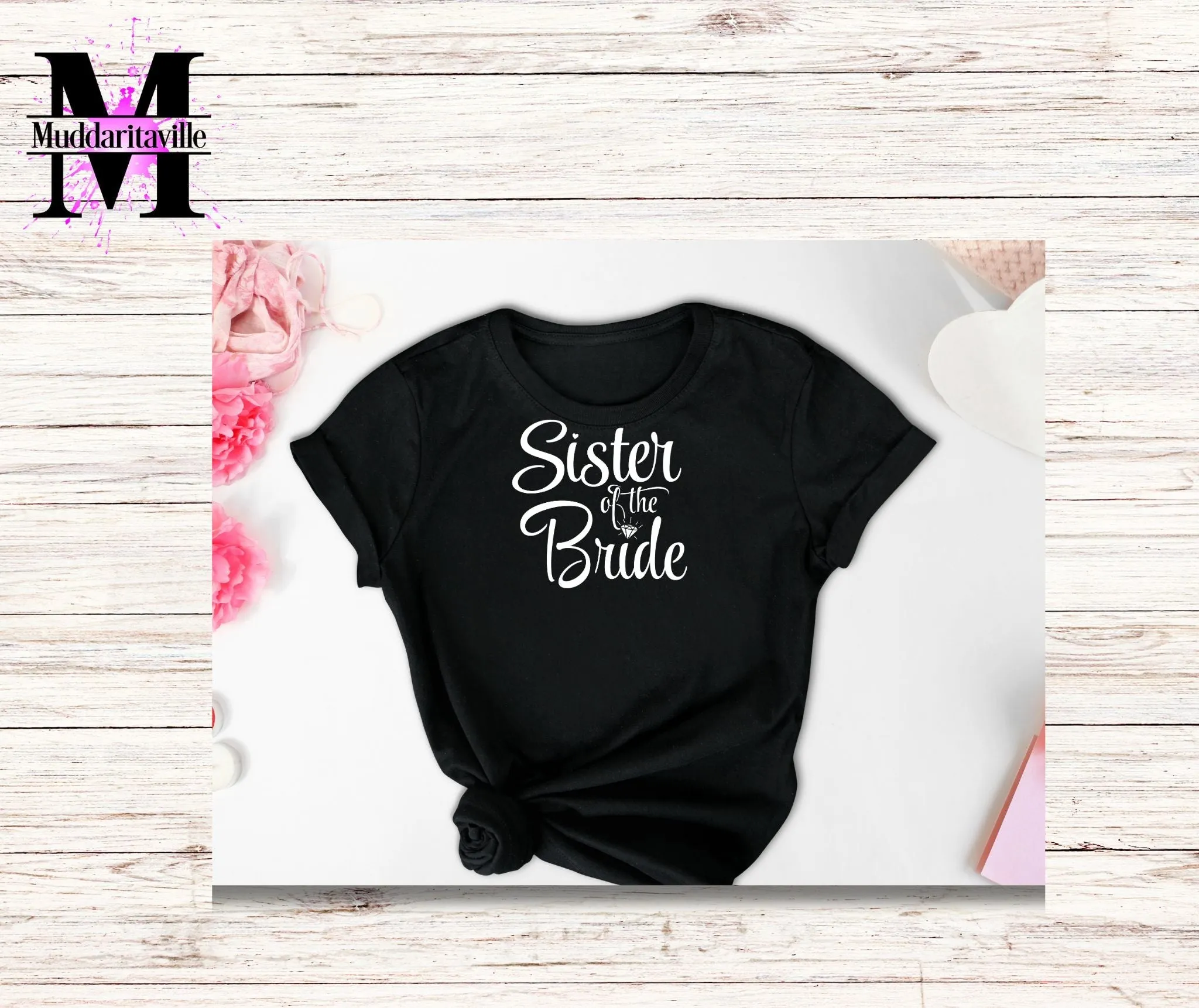 S0878 Wedding Party or Bachelorette set for t-shirts and Totes