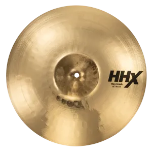 SABIAN 11606XTB 16" HHX Thin Crash Cymbal Brilliant Finish Made In Canada