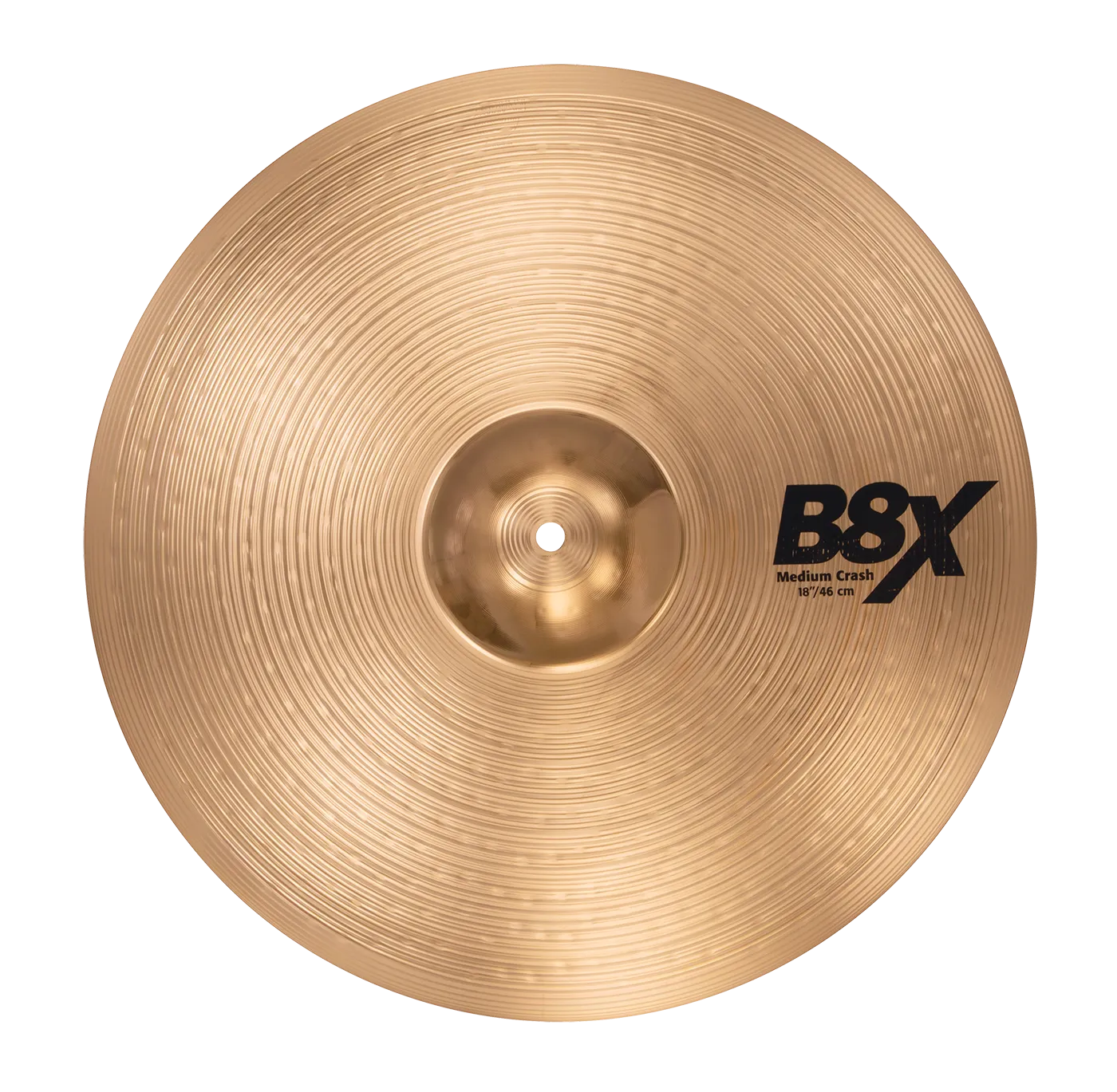 SABIAN 41808X 18" B8X Medium Crash Cymbal Made In Canada