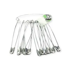 Safety Pins Size 4 Silver