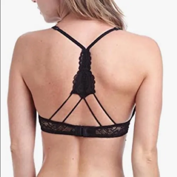 Samantha Chang Magenta Lace T-back bra