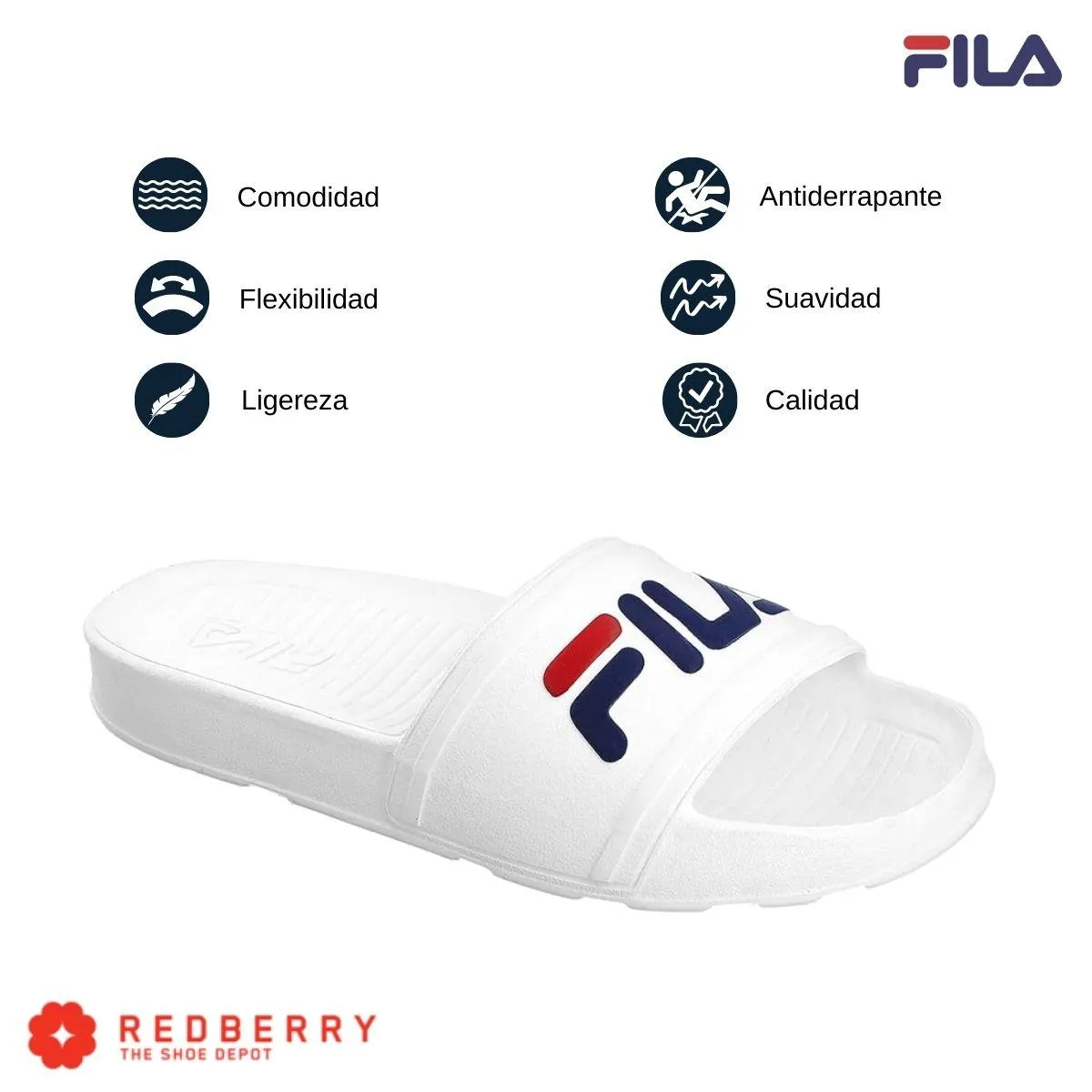 Sandalias Fila Hombre Sleek Slide SM00004125