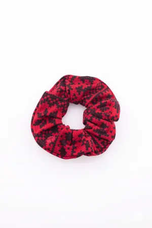 Santa's Sweater Scrunchie