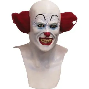 Scary Clown Mask Including Neck