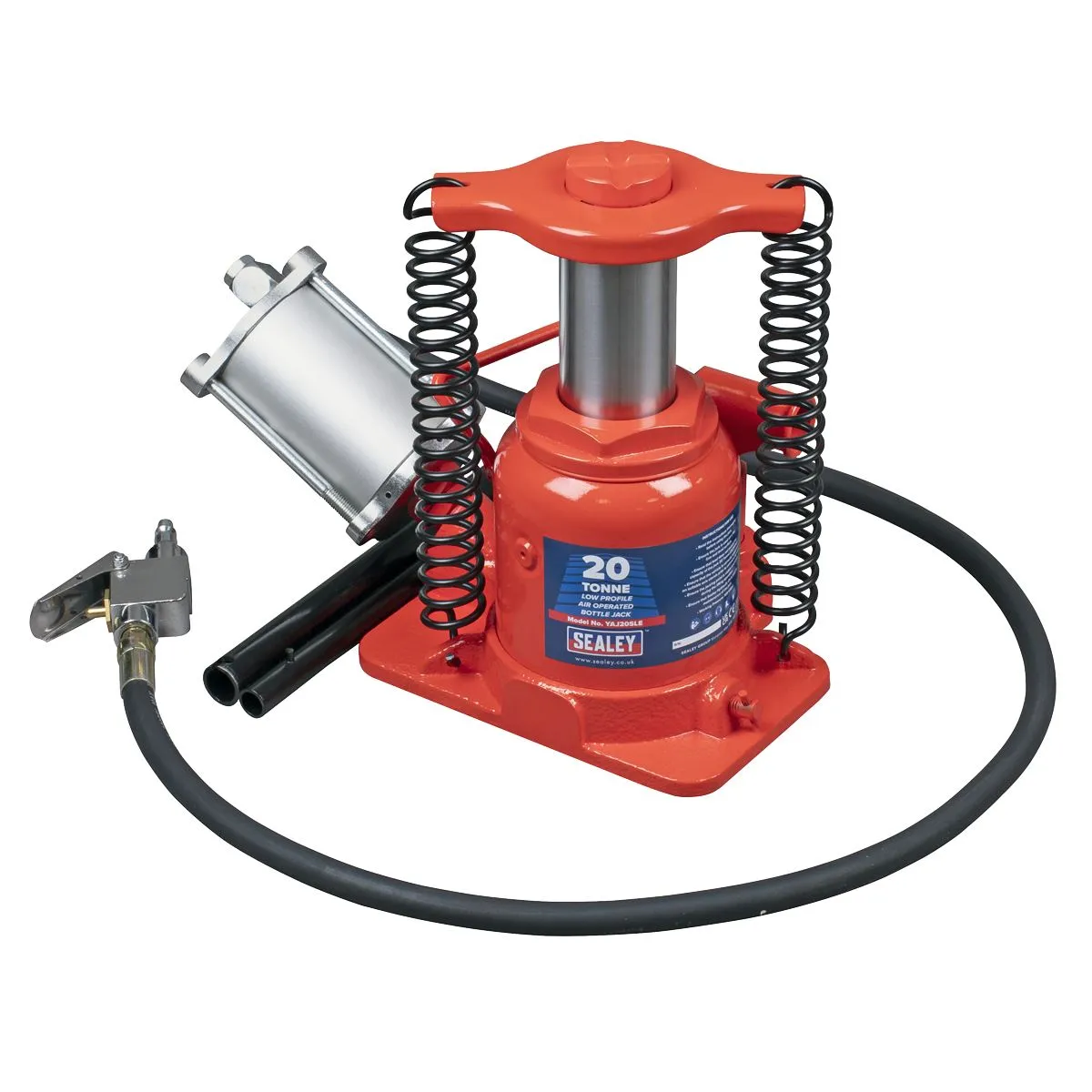 Sealey Low Profile Air Operated Hydraulic Bottle Jack 20 Tonne