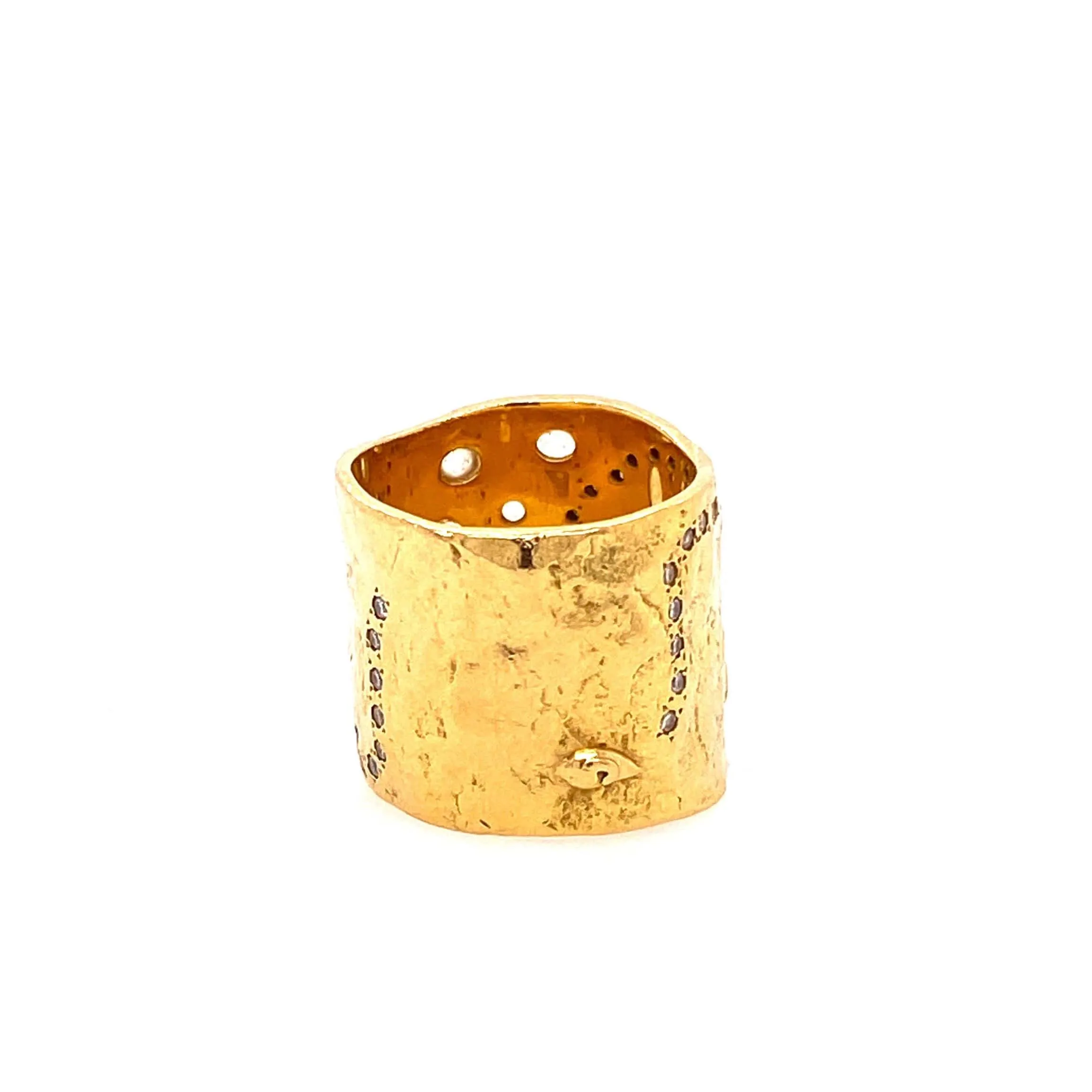 serenity olive quartz ring