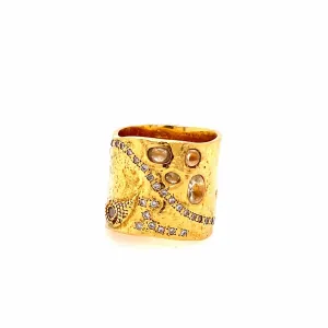 serenity olive quartz ring