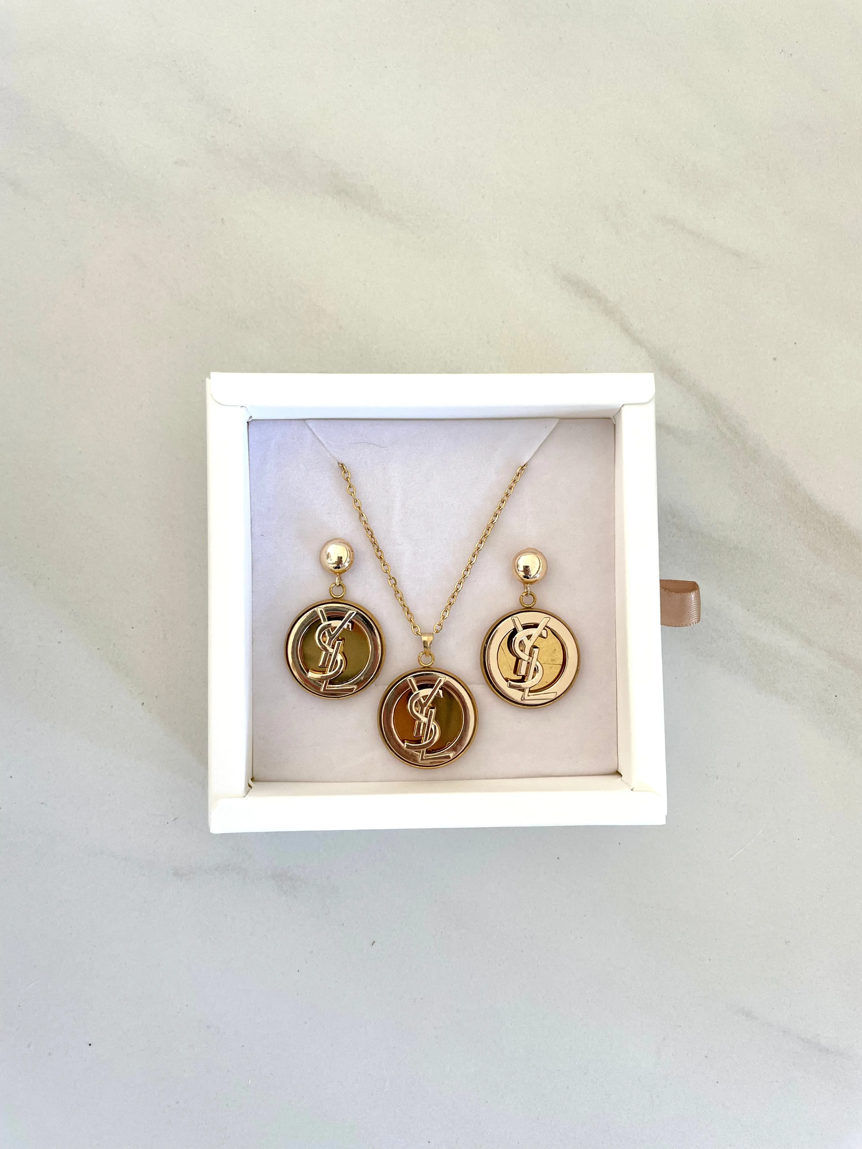 SET: YSL Large- GOLD